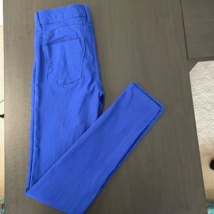 Blue skinny pants